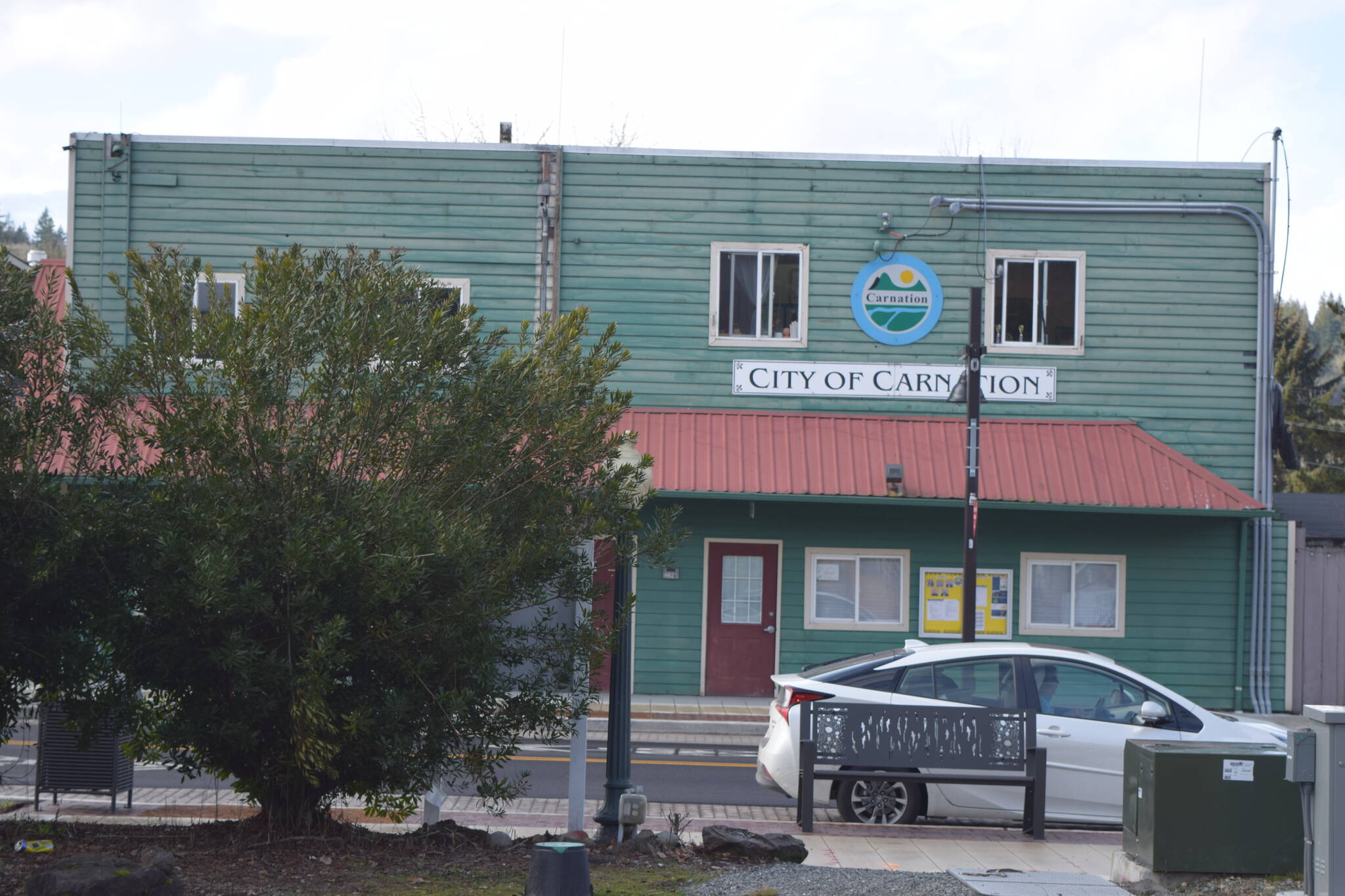 Carnation City Hall, as viewed from across the street. Photo by Conor Wilson/Valley Record