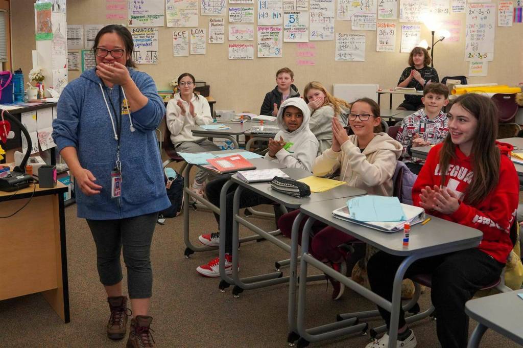 Snoqualmie Middle School Math Teacher Melinda Mohney. Photo courtesy of Snoqualmie Valley School District.