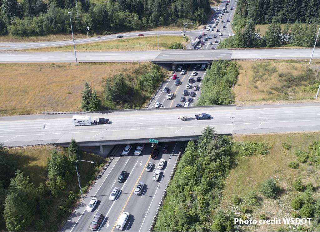 Courtesy Photo
The I-90/State Route 18 interchange near Snoqualmie.