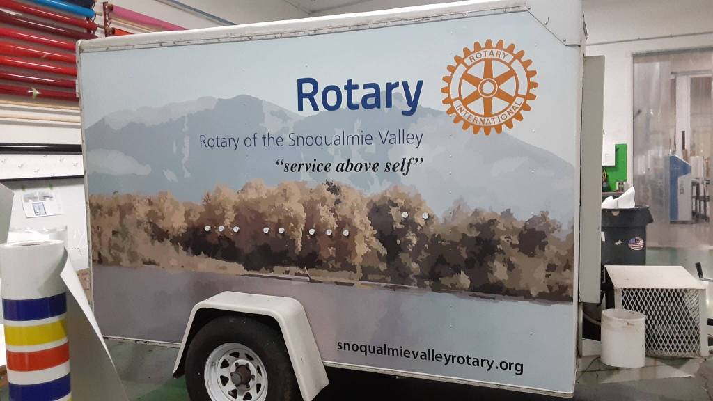 Courtesy photo
The Rotary Club of Snoqualmie Valley is gearing up for upcoming events across the Valley. Heres the clubs new and improved beer trailer - posted March 8 on Facebook - coming to a festival near you.