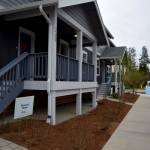 New townhomes built by Habitat for Humanity in North Bend.
