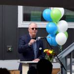 North Bend Mayor Rob McFarland speaks about need for affordable housing projects in the city.