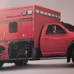 Exterior design of the new ambulance.