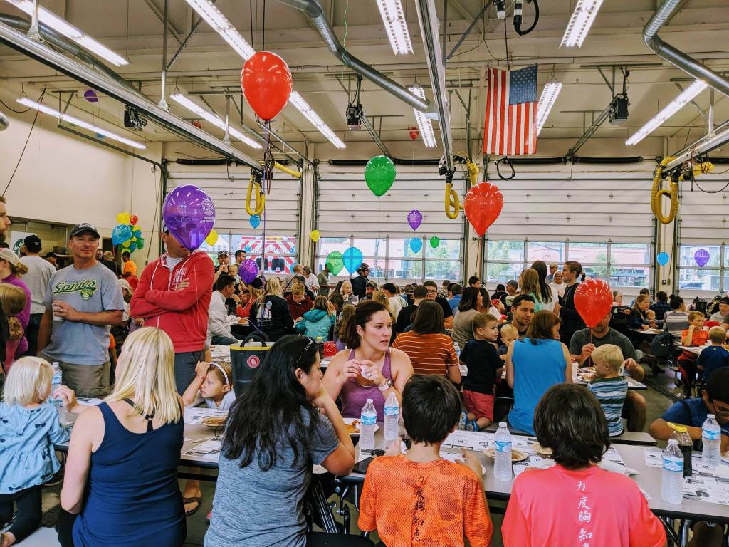 A previous pancake breakfast hosted by the Snoqualmie Fire Association. Courtesy Photo.