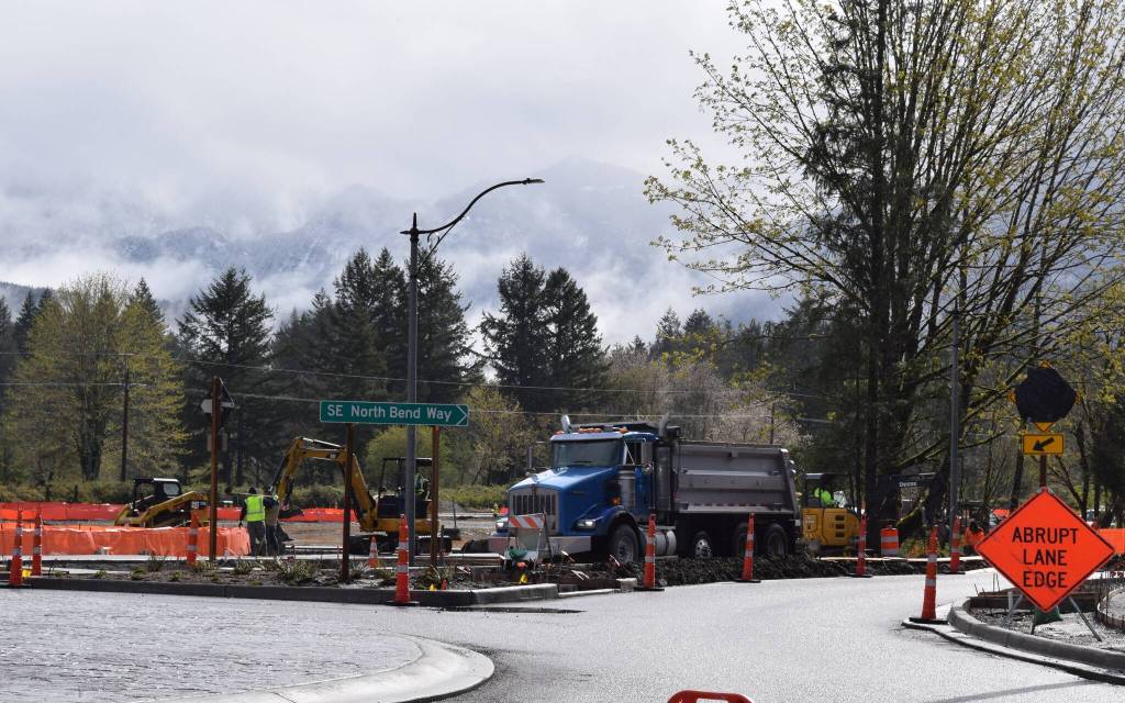 Construction near the Dahlgren property last year. File Photo.