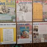 Posters hung at the Mountain Rescue Center in North Bend.