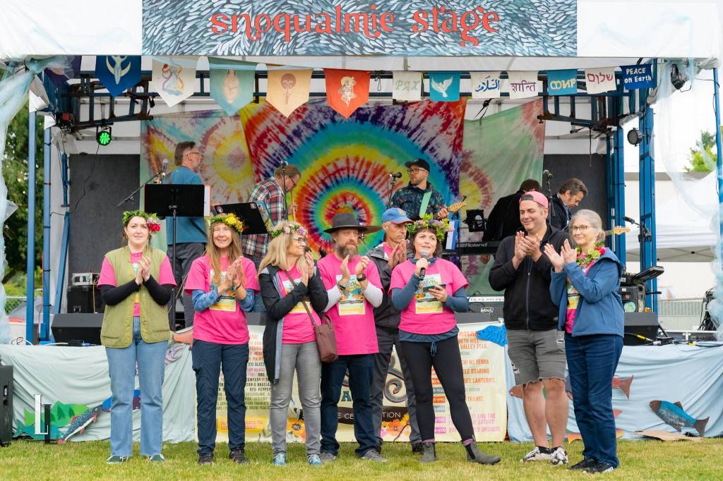 Volunteers for Carnation Block Party. Photo Courtesy of Last Lite Photography.