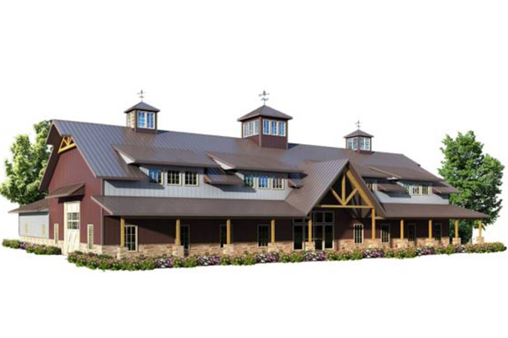 A mock-up of the building designs. Courtesy image