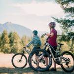 Sheryl Tullis and Alex Kunz of the Line Bike Experience At Snoqualmie Point Park. Courtesy photo.