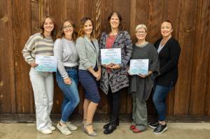 Keep It Local Snoqualmie Valley Employee of the Quarter winners pose for a photo at North Fork Farms on Sept. 27. From left: Sydney Pegg, April Littlejohn, Pamela Savagaonkar, Amanda McLeod, Christina Gilley, Katie Linder.
Courtesy Photo