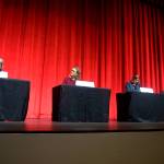 The four candidates running for the Snoqualmie Valley School District Board of Directors. From left: Linda Grez, Judith Milstein, Rene Price, Ram Vedullapalli. Photo Conor Wilson/Valley Record.