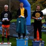 The top 3 finsihers of North Bend Skyline 30k in the elite mens divison.