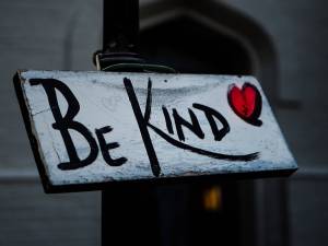 Be Kind Stock Photo.