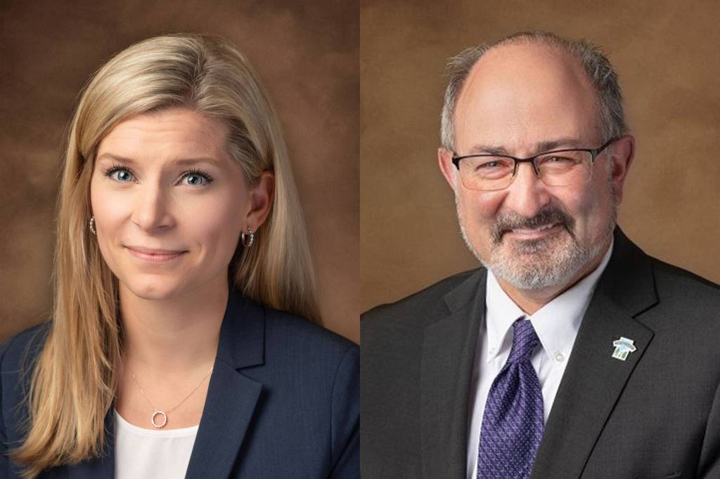 Cara Christensen (left) and Rob Wotton. Courtesy images.