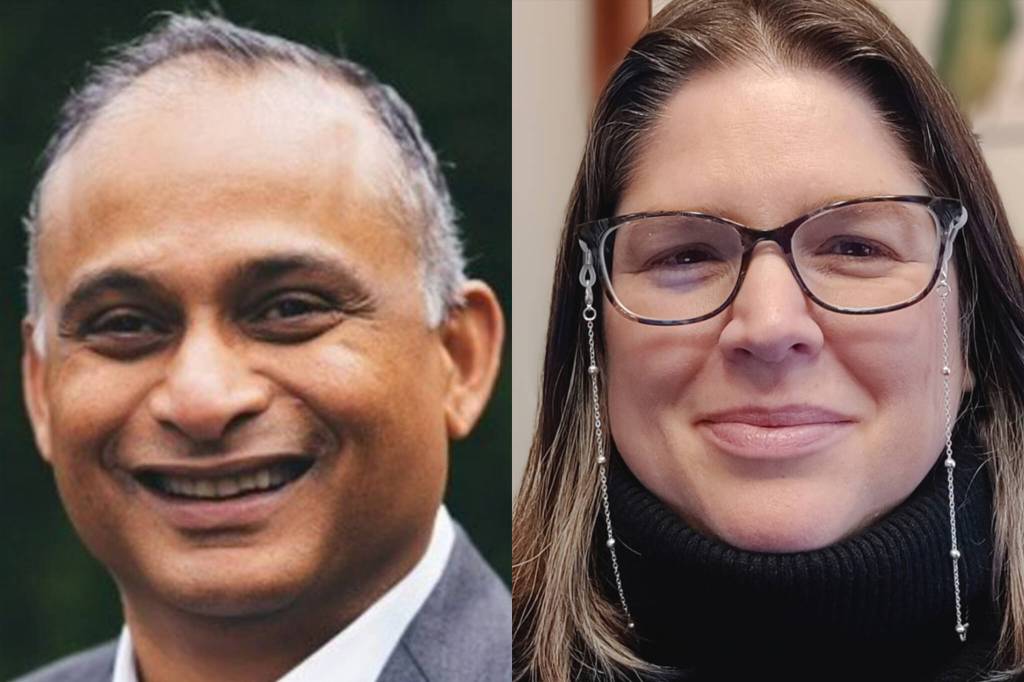 Ram Vedullapalli (left) and Rene Price. Courtesy photos.