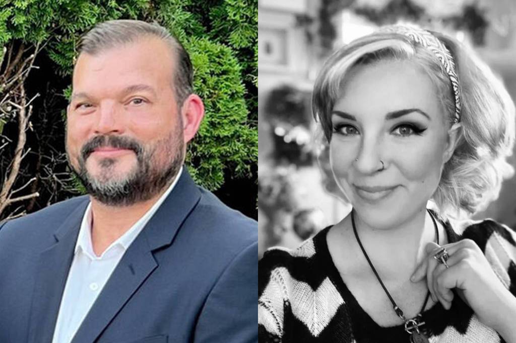 Dusting Green (left) and Jessica Merizan. Courtesy Photos.