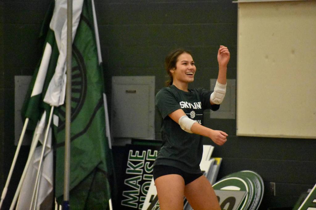 Alex Scherer dances at the start of practice. Ben Ray / The Reporter