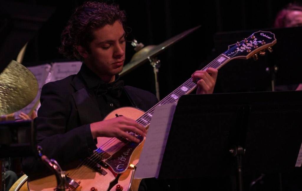 Photo Courtesy of the Snoqualmie Valley School District.
Mount Si High School senior Lance Taber was selected to be the December KNKX Radio School of Jazz Student DJ of the Month. His show will be will air at 7 p.m. Dec. 7. KNKX, a Tacoma and Seattle radio station, has offered its School of Jazz mentorship and learning program for Washington middle and high school student since 2005.