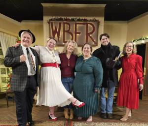 The cast of Ita Wonderful Life at Valley Center Stage. Courtesy photo.