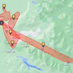 Puget Sound Energy outage maps display the areas impacted by power outages on Wednesday, Jan. 17. (Screenshot from Puget Sound Energy outage map)