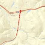 This map depicts the collisions that occurred throughout 2023 along the State Route 18. The darker the dot means there are multiple collisions at that location. (Screenshot from the Washington State Patrol)