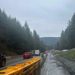 Lane reductions on State Route 18. (Cameron Sires/Sound Publishing)