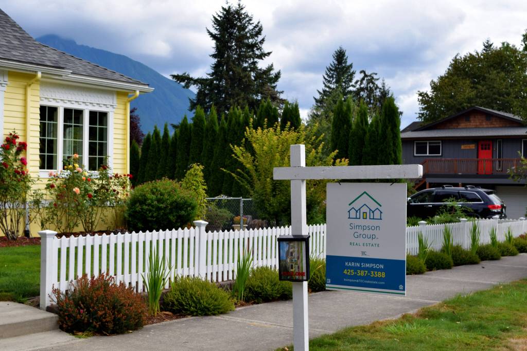 File Photo
A home for sale along Falls Avenue in Snoqualmie in 2022.