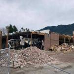 Demolition has begun at the North Bend Outlet Mall to make way for a 121-room La Quinta/Hawthorne Wyndham hotel. Photo by Mallory Kruml/Valley Record
