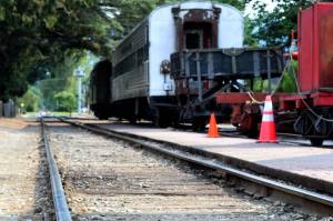 Railroad tracks in downtown Snoqualmie. File photo