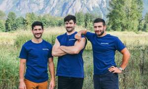 The three Postiglione brothers of Noble Plumbing: Joe (left), Chris (middle) and Nick (right). Photo courtesy of Noble Plumbing