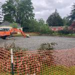 Construction site for The Rails in Snoqualmie. Photo by Mallory Kruml/Valley Record
