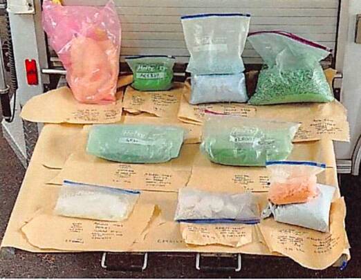 Items seized at an RV site near SE Homestead Valley Road. (Photo courtesy of Homeland Security Investigations)