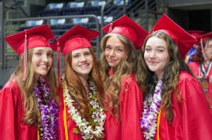 Mount Si High School Class of 2024 graduates. (Photo courtesy of Snoqualmie Valley School District)