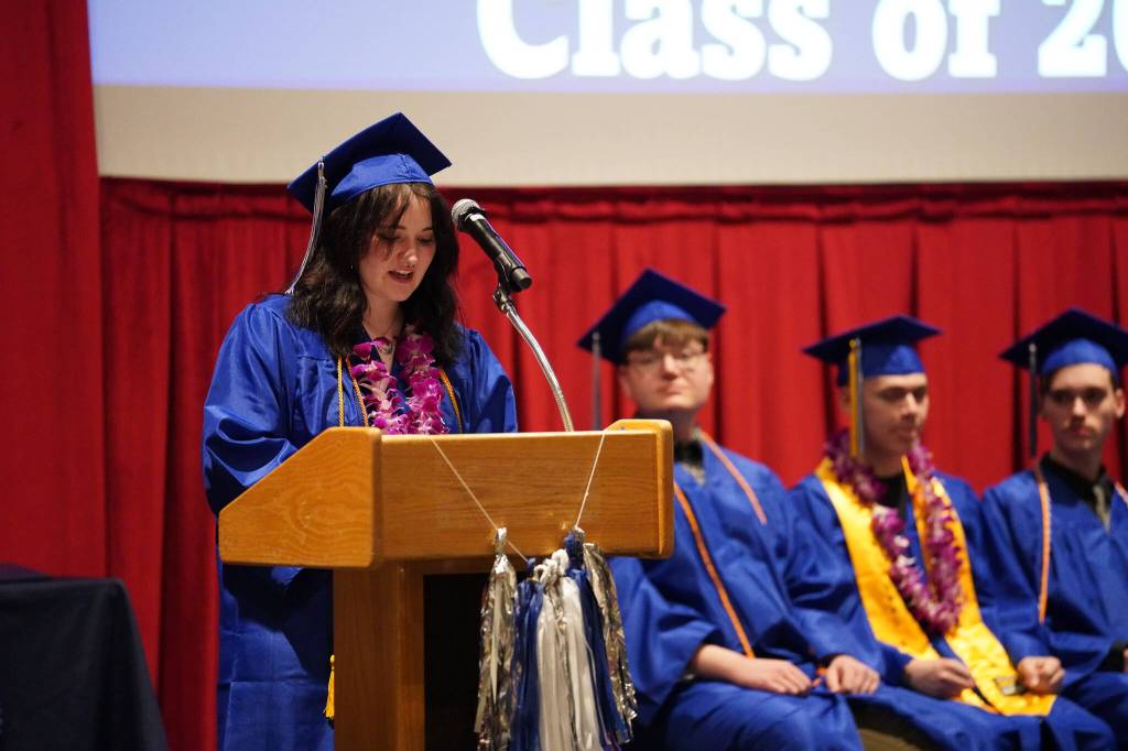 Two River School Class of 2024 graduates. (Photo courtesy of the Snoqualmie Valley School District)