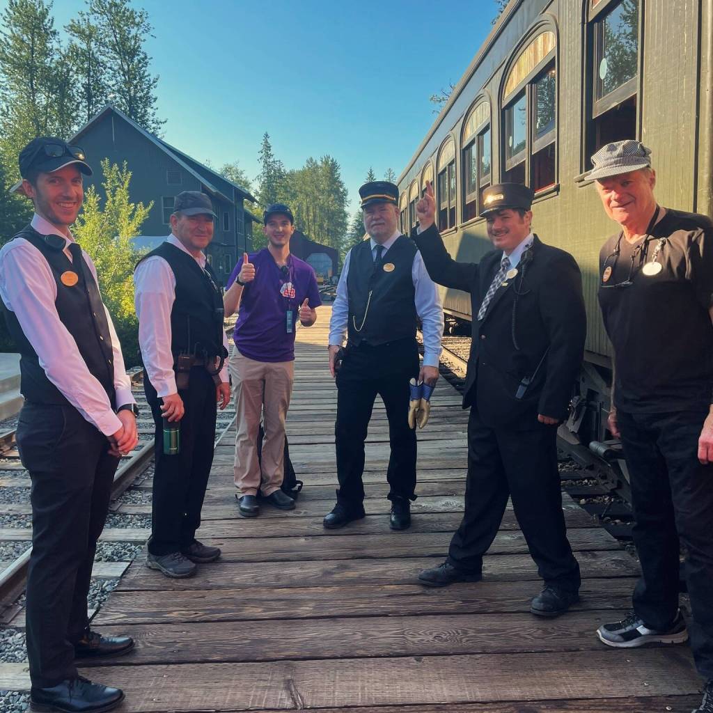 The Northwest Railway Museums Day Out With Thomas continues July 26-28. To learn more about Thomas the Tank Engine and activities, or to buy tickets, visit thomas.trainmuseum.org. Photo courtesy of the Northwest Railway Museum