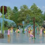 A rendering of what the splash pad will look like come August at Snoqualmie Community Park. Photo courtesy of the City of Snoqualmie