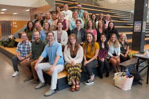 This years batch of new Snoqualmie Valley School District staff were welcomed at new employee orientation on Aug. 12. Each new teacher received a welcome bag put together by the SnoValley Chamber of Commerce and filled with goodies from businesses around the Valley. (Photo courtesy of Snoqualmie Valley School District)