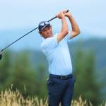 The 19th annual Boeing Classic teed off tournament week at the Club at Snoqualmie Ridge on Aug. 6. One of 28 PGA Tour Champion events worldwide and the only annual tour event in the Pacific Northwest, the Boeing Classic featured 78 male golfers over 50 competing in a 54-hole tournament for a $2.2 million purse. Pictured: Boeing Classic Tournament Champion Stephen Ames teeing off on Aug. 11. (Photo courtesy of Virginia Mason Franciscan Health)