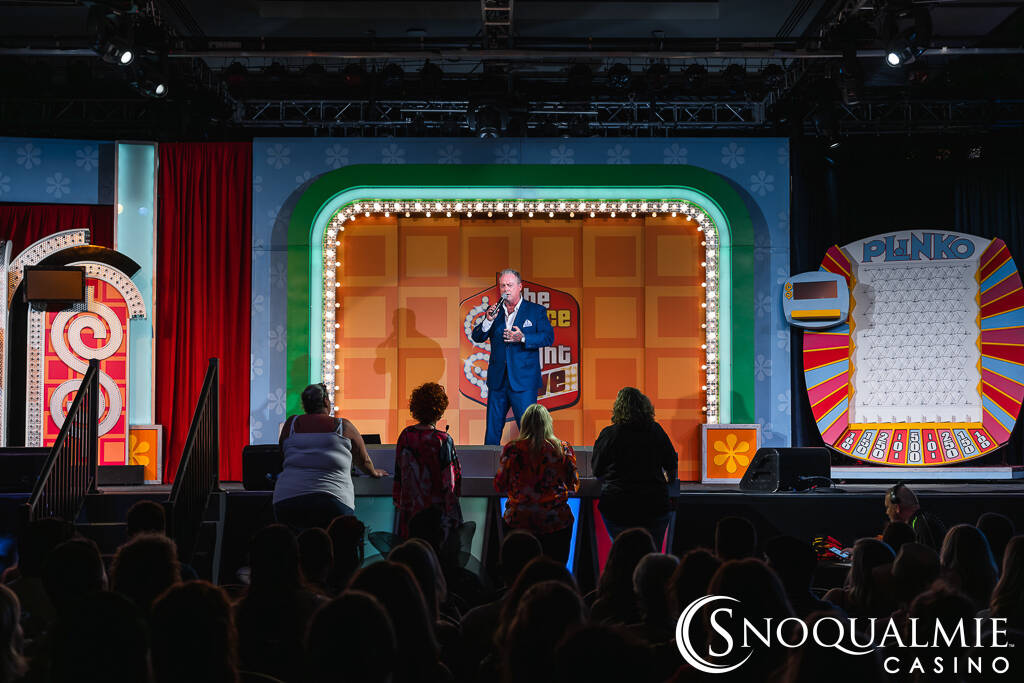 The Price Is Right Live at Snoqualmie Casino on Aug. 31, 2024. (Photo by Mike Baltierra)
