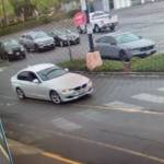 The white, four-door BMW sedan driven by the suspects. (Photos courtesy of the Snoqualmie Police Department)