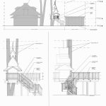 Drawings of Pete Nelsons treehouse design for Aroma Coffee Co. Courtesy of Nelson Treehouse