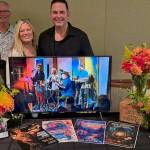 Owners of Millers stand with friends at the King County Executives Small Business Awards ceremony Oct. 7, 2024. From left: Paul Hanover, Jules Hughes, Millers co-owner Bill Pritchard, Millers co-owner Nancy Colton and Gregory Jamiel. Courtesy of Nancy Colton