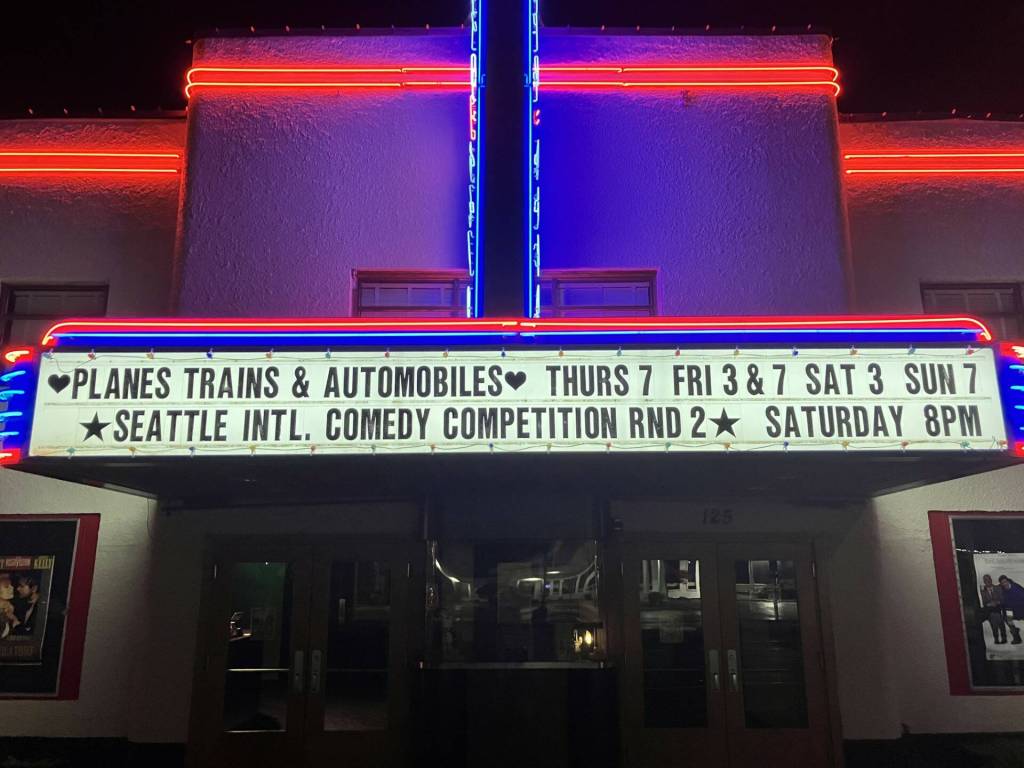 Check out upcoming attractions at the North Bend Theatre, which is showing the classic film Planes, Trains and Automobiles from Nov. 14-17. Learn more at www.northbendtheatre.com. Courtesy of North Bend Theatre