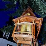 The Nordic-inspired Petes Treefort has gothic doors that open to a viewing deck. (Grace Gorenflo/Valley Record)