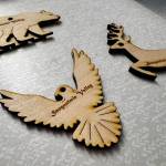 Some of the bear, eagle and elk ornaments made by Mount Si High School students. (Grace Gorenflo/Valley Record)
Some of the bear, eagle and elk ornaments made by Mount Si High School students. (Grace Gorenflo/Valley Record)