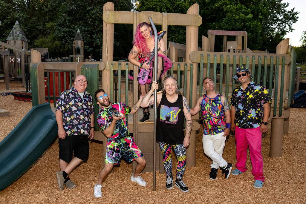 Catch local 80s pop and rock cover band Jackie and the Holograms at Remlinger Farms on Jan. 11. Photo courtesy of Jackie and the Holograms