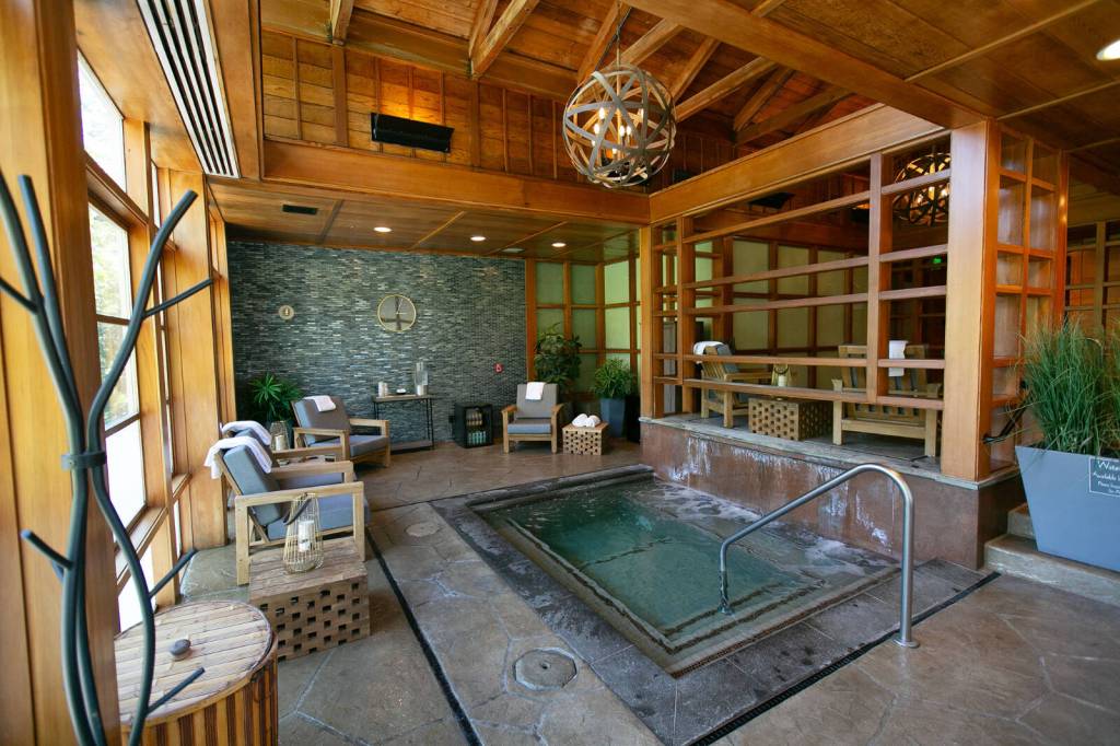 A private pool is available at the Salish Lodge & Spa in Snoqualmie. Ryan Berry / Sound Publishing