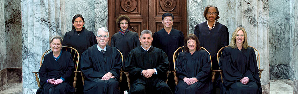 Washington State Supreme Court Justices. Courtesy photo