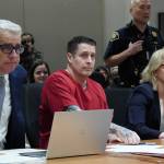 Jeffrey Nelson with his attorneys. Photo by Joshua Solorzano/Sound Publishing