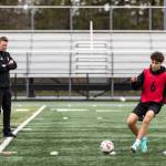Mount Sis boys soccer team, shown at practice March 14, won the Class 4A state title in 2024. Photos by Henry Rodenburg